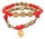 Strength & Grace Red Energy Elephant Charm Bracelet Set For Sale