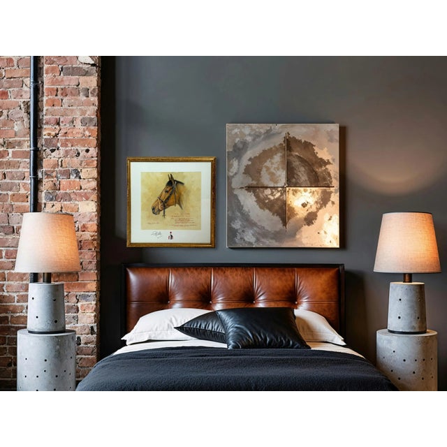 Paint 2000s "Hoo La Baloo" Vintage French Equestrian Watercolor Horse Painting by Martin Alford For Sale - Image 7 of 9