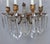 Mid 19th Century Grand Scale French Rococo Louis XV Gilt Bronze/ Heavy Cut Crystal Candle Holder Wall Sconce For Sale In Miami - Image 6 of 18