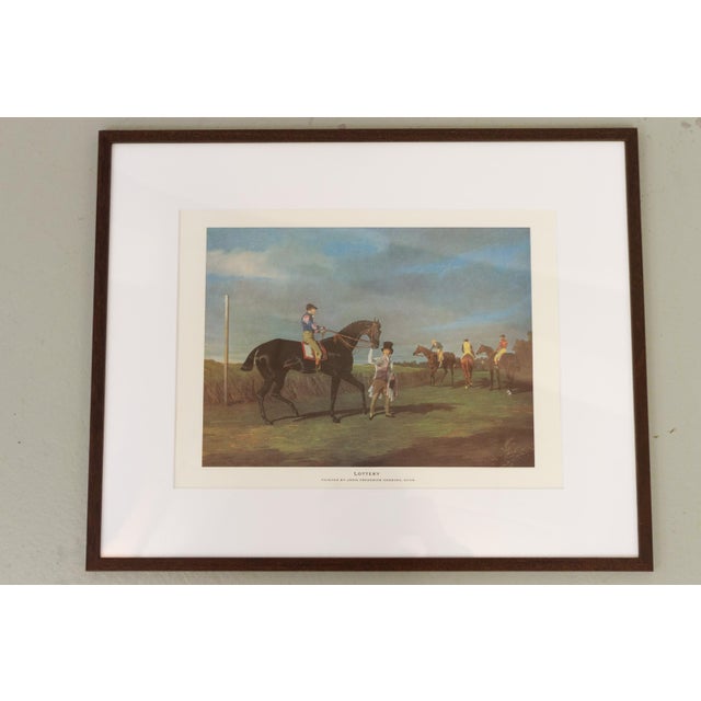 John Frederick Herring Sr, Black Horse Lottery, Late 20th Century, Print, Framed For Sale - Image 15 of 15