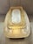 1960s Vintage Wall Lamp with Metal Mounting and Lightly Tinted Relief Glass Shade, 1960s For Sale - Image 5 of 8