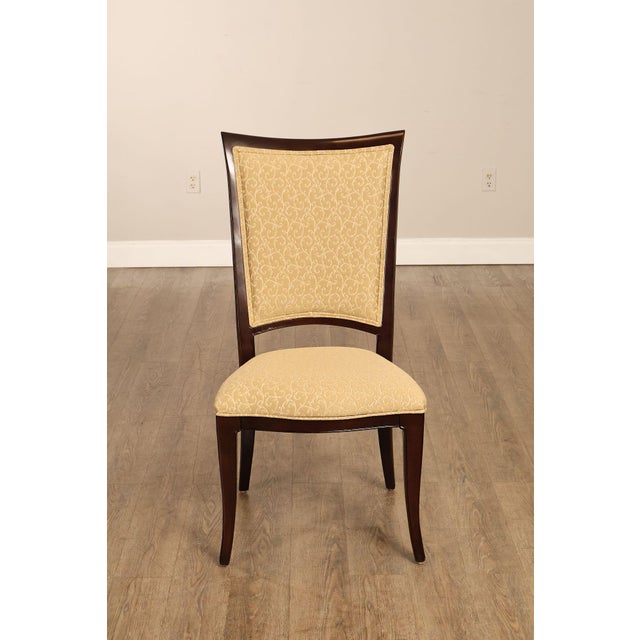 Thomasville Transitional Set of Eight Mahogany Dining Chairs For Sale - Image 11 of 18