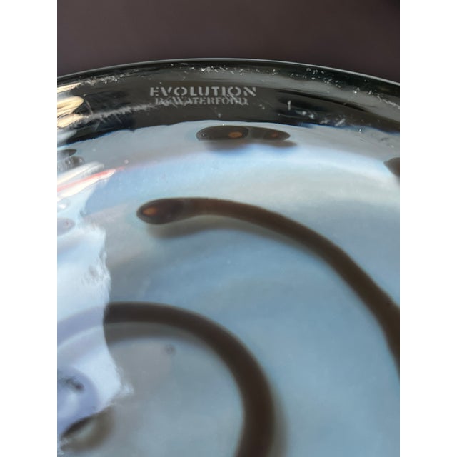 Evolution" collection by Waterford Crystal, specifically featuring the distinctive Opal and Amber Bamboo pattern.stands 14...