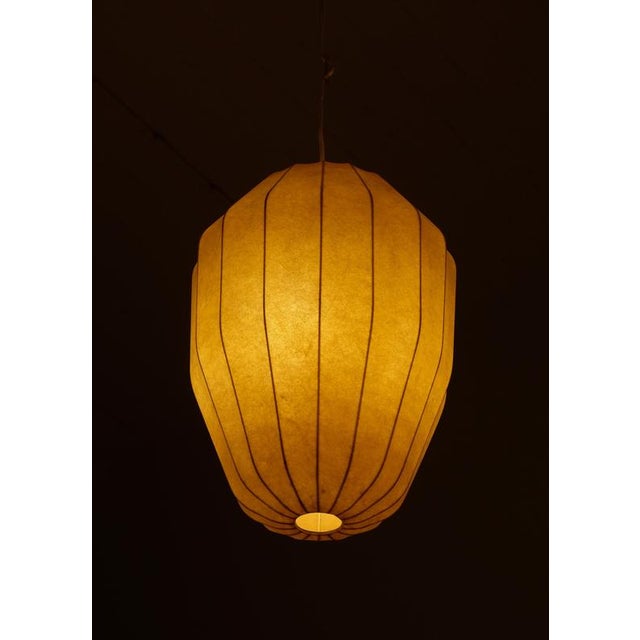 A stunning Swedish Modern pendant lamp, likely designed by Hans Bergström and possibly produced by Ateljé Lyktan. This...