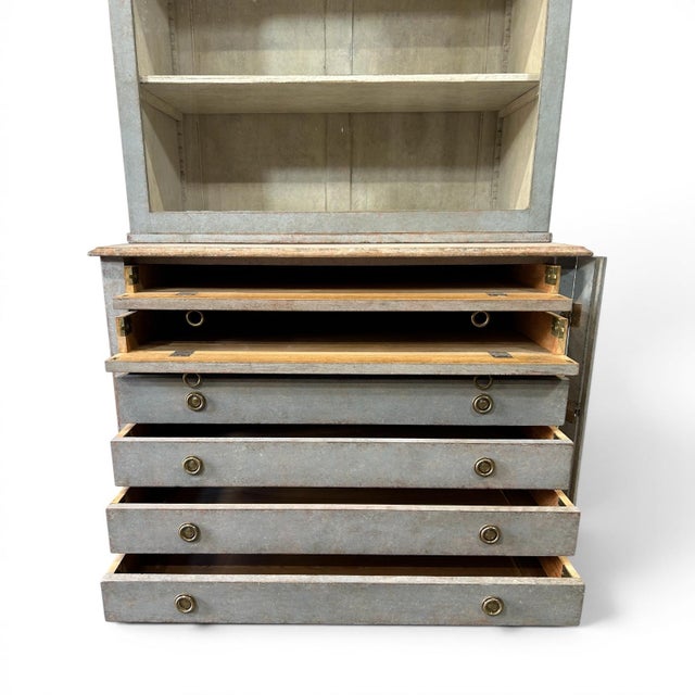 Swedish Antique Glass Display Case, 1890s For Sale - Image 4 of 11