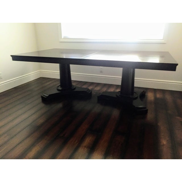 Restoration Hardware Portman Espresso Dining Table | Chairish