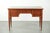 English Desk with Green Leather Top, Gilt Details and 5 Drawers For Sale - Image 5 of 15