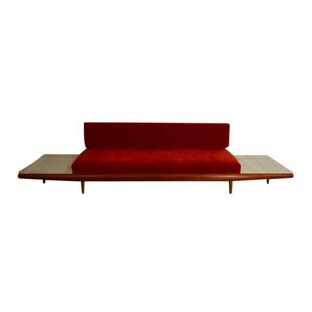 Adrian Pearsall Gondola Sofa With End Tables Chairish