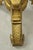 Vintage Baroque Style Gold Cast Aluminum Metal Tripod Pedestal Table Base For Sale - Image 10 of 11