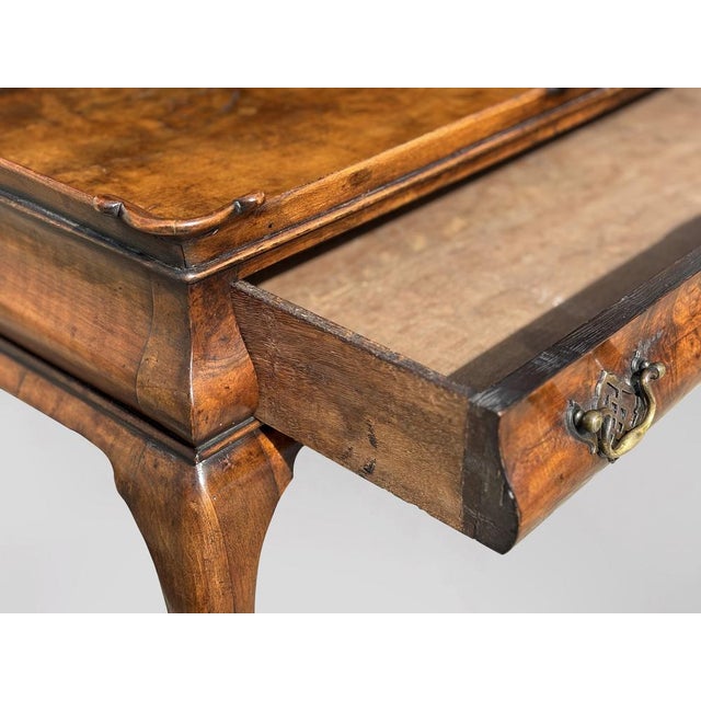 Regency Burr Walnut Silver Table, 1820s For Sale - Image 8 of 15