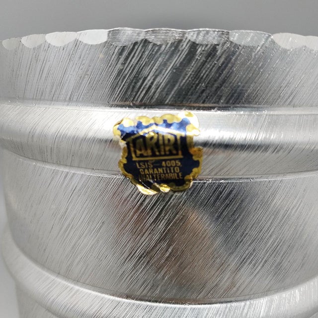 Champagne Ice Bucket in Aluminium from Arir, Italy, 1960s For Sale - Image 4 of 8
