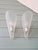 Mid-Century Modern Vintage Wall Sconces in Textured Clear Plastic, 1970s, Set of 2 For Sale - Image 3 of 12