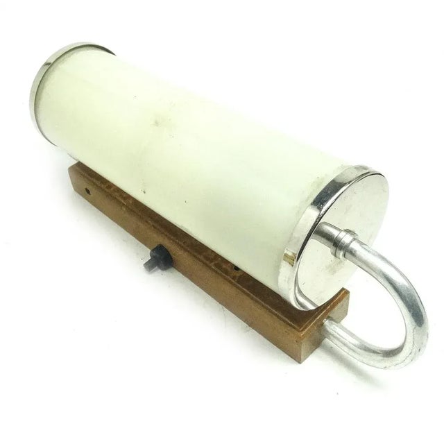 Metal Art Deco Style Wall Light, Poland, 1950s For Sale - Image 7 of 7