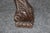 Brown Antique Georgian Style Carved Console Table With Inlaid Wood Top For Sale - Image 8 of 13