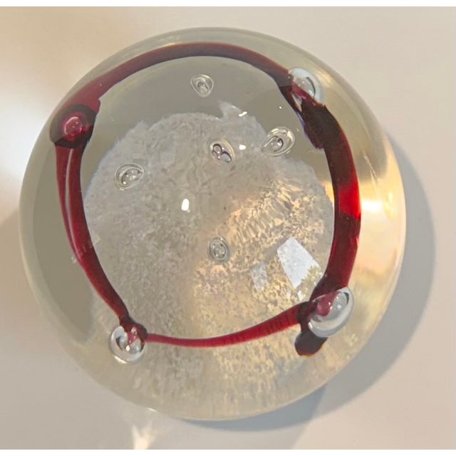 1980s Post-Modern Art Glass Paperweight / Sculpture by Svoboda Karlov For Sale - Image 5 of 7