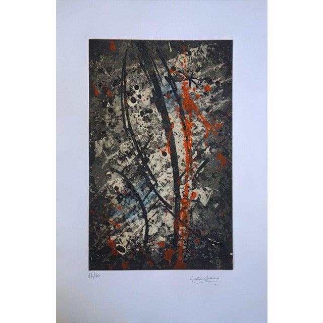 Satish Sharma, Composition pour Vence, Etching For Sale