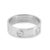 Cartier Love Classic Model 18k White Gold 5.5mm Wedding Band Ring, Size 7 For Sale In Houston - Image 6 of 8