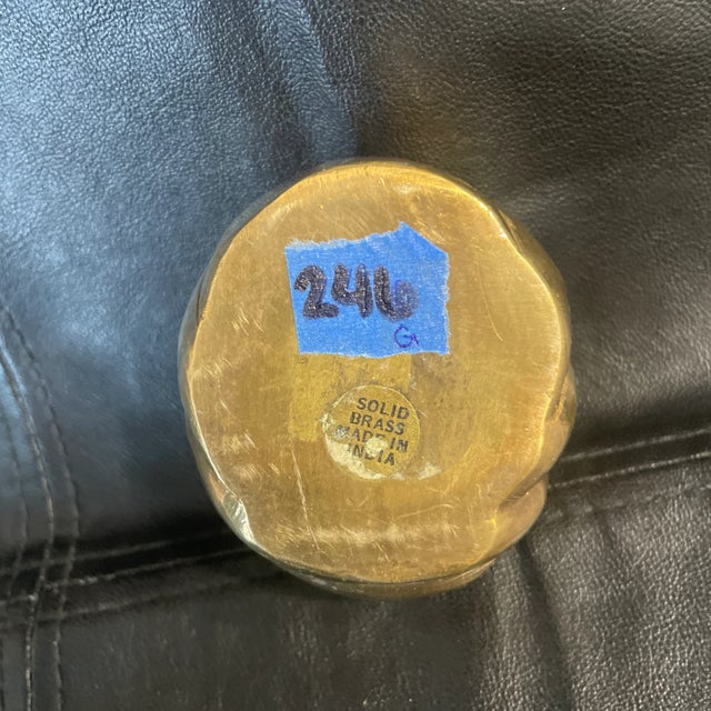 Brass Shell Paperweight For Sale - Image 4 of 8