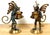 Pair Belle Époque Style Winged Monkey Masquerade Tragedy & Comedy Chambersticks For Sale - Image 12 of 17