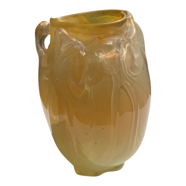 Modern Art Glass Vase by RJM (Ron Mynatt) For Sale