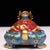 Late 20th Century Gilt Bronze Cloisonné Enamel Dragon-Turtle Figure With Coin Motif For Sale In Los Angeles - Image 6 of 9