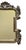 Rococo Vintage Mirror Rococo Gilded Gold Wood 24x17” Ornate Baroque Style For Sale - Image 3 of 5