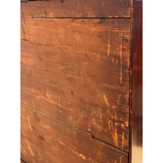 19th Century Tall Mahogany Chest of Drawers For Sale - Image 10 of 10
