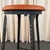 Brown 1940s Industrial Train Station Switchboard Operator Stool by Angle Steel For Sale - Image 8 of 9