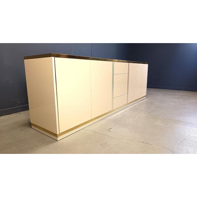 1980s Vintage Lacquered Sideboard, 1980s For Sale - Image 5 of 11