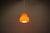Glass Vintage Orange Glass Pendant Lamp, Czechoslovakia, 1970 For Sale - Image 7 of 9