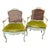 Pair 18th Century French Louis XV Fauteuils For Sale - Image 4 of 12