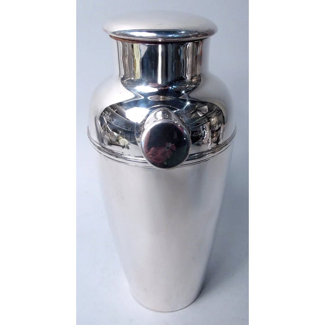 Tiffany and Co. 1920s Tiffany Shaker 20040 Art Deco Cocktail Martini Barware American Sterling Silver For Sale - Image 4 of 11