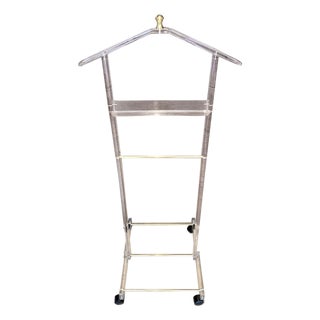 Mid 20th Century Modern Lucite Valet Stand with Wheels For Sale