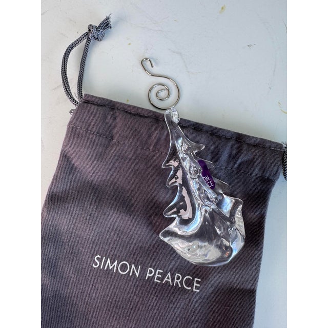 2000 - 2009 Hand Blown Christmas Tree Ornament by Simon Pearce For Sale - Image 5 of 5