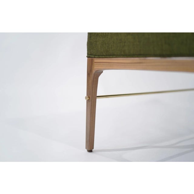 Linear Bench in Natural Walnut Series 48 by Stamford Modern For Sale - Image 11 of 12