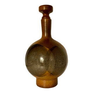 1970s Robert Maxwell Lidded Ceramic Decanter For Sale