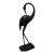 Vintage Mid-Century Modern Bronze Crane Sculpture – Elegant Minimalist Art Deco Stylized Bird Statue For Sale