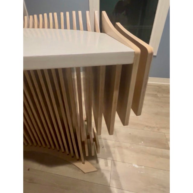 Tan Parametric Desk For Sale - Image 8 of 14
