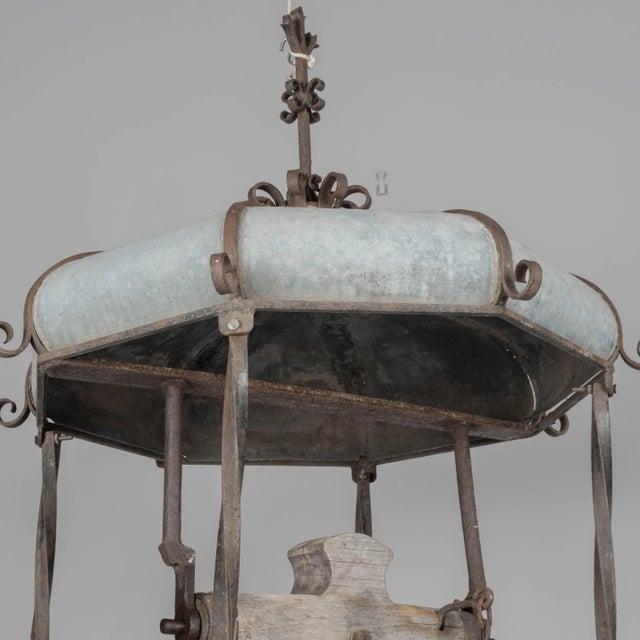 19th Century Bronze Bell With Roof Top Zinc Cupola For Sale - Image 10 of 13