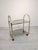 Hollywood Regency Italian Mobile Brass Bar, 1970s, in Very Good conditions. Designed 1970 to 1979