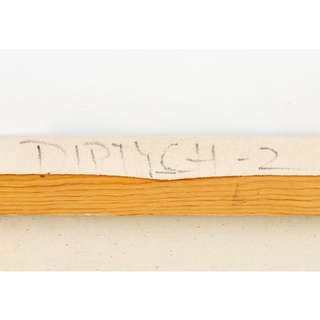 Jack Roth Untitled Diptych Acrylic on Canvas, 2 For Sale - Image 12 of 15