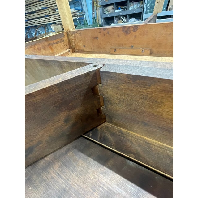 Tiger / Curly Maple Pennsylvania Bench Made Vintage Double Gate Leg Table For Sale - Image 11 of 18