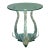 Vintage Verdigris Elephants Side Table For Sale