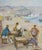 Alberto Chiancone, Sailors, 1960s, Oil on Canvas For Sale - Image 3 of 16