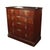 Biedermeier Flame Mahogany Chest of Drawers, 1840 For Sale - Image 5 of 6