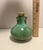 1990s Vintage Blasdell '90 Studio Art Pottery Art Deco Style Green Glaze Vase, Signed For Sale - Image 5 of 6