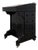 Antique English Ebonised Davenport Desk with Red Leather, 1800s For Sale