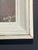 Vintage Signed Portrait Painting of a Woman in Profile With Windswept Hair For Sale - Image 4 of 10