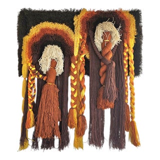 Macramé Wall Tapestry from Desso Studio For Sale