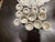 1990s Pfaltzgraff Tea Rose Wall Spice Rack With 12 Canisters with Shelf New Rare Complete Set For Sale - Image 10 of 18
